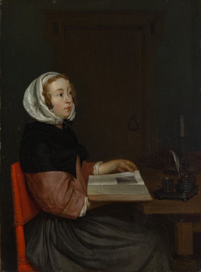 The Reader by Eglon van der Neer