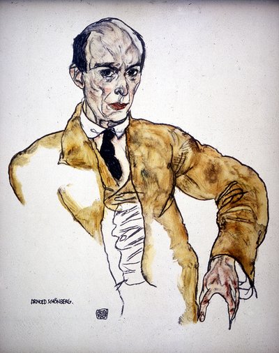 Arnold Schoenberg, 1917 by Egon Schiele