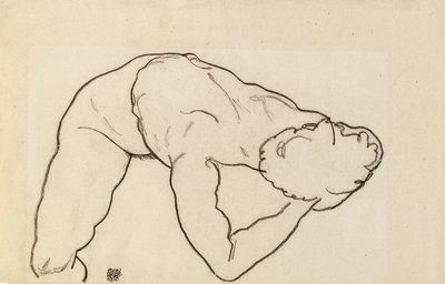 Female nude, 1918 by Egon Schiele