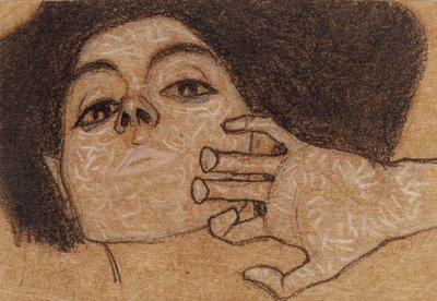 Head of a Woman by Egon Schiele
