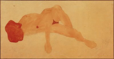 Reclining Female Nude by Egon Schiele