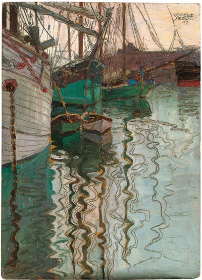 Port of Trieste by Egon Schiele