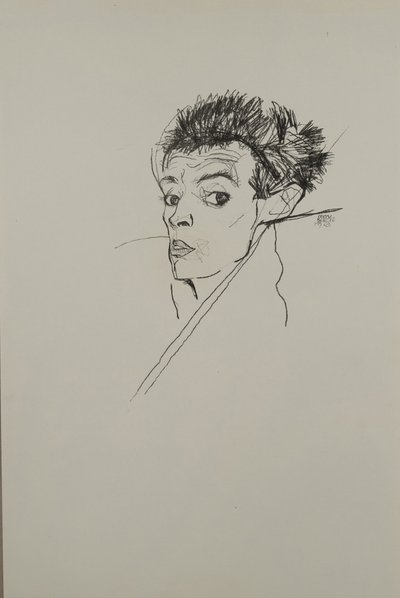 Self-Portrait by Egon Schiele