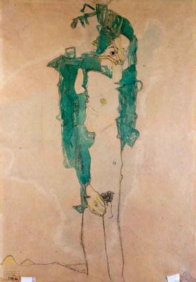 Self Portrait, c.1910 by Egon Schiele