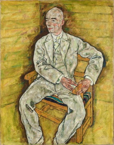 Victor Ritter von Bauer by Egon Schiele