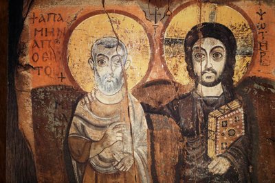 Jesus and Menas in a Sixth-Century Icon by Egyptian