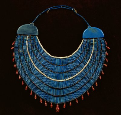 Ousekh necklace, New Kingdom by Egyptian 18th Dynasty