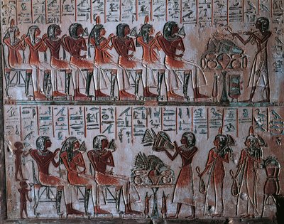 Detail of Stele of Kara by Egyptian 19th Dynasty