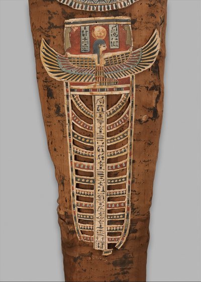 Mummy of Nesmin (detail) by Egyptian Ptolemaic Period