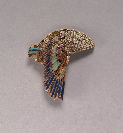 Vulture Headdress Inlay, 100-1 BC by Egyptian Ptolemaic Period