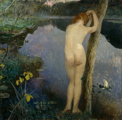 Nocturne. 1887 by Hjalmer Eilif Emanuel Peterssen