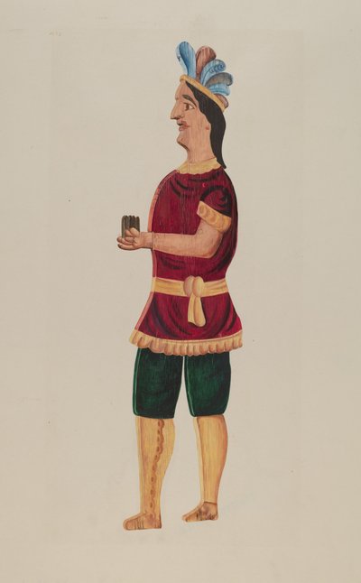 Cigar Store Indian by Einar Heiberg
