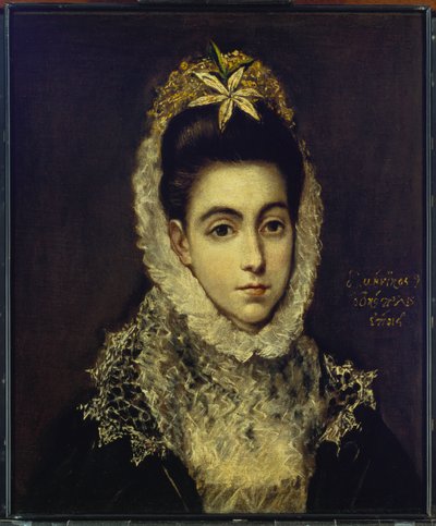 Portrait of a Young Lady by El Greco