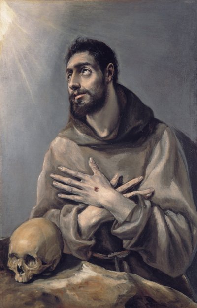 Saint Francis in ecstasy, c. 1580 by El Greco