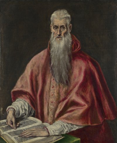 Saint Jerome as Cardinal by El Greco