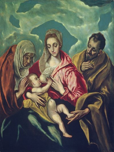 The Holy Family with St. Elizabeth by El Greco