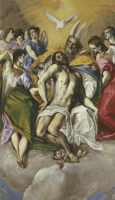 The Holy Trinity, 1579 by El Greco
