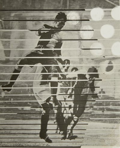 Footballer by Eliezer Markowich Lissitzky