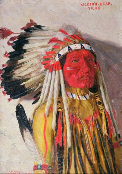 Kicking Bear by Elbridge Ayer Burbank