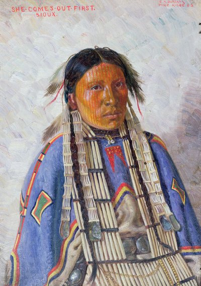 She Comes Out First by Elbridge Ayer Burbank