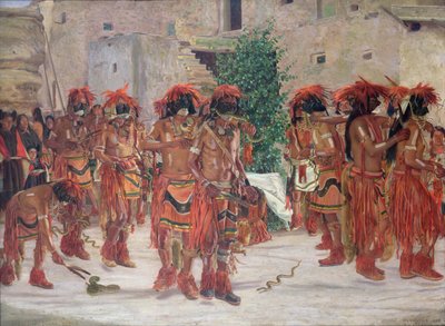 Snake Dance by Elbridge Ayer Burbank