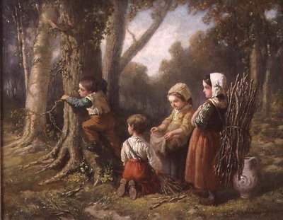 Gathering Firewood by Elchanon Verveer