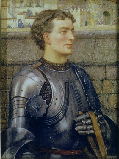 A Knight in Armour by Eleanor Fortescue Brickdale