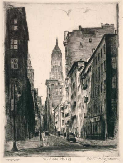 William Street by Elias M. Grossman