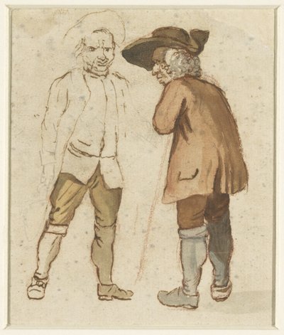 Two Old Farmers in Conversation by Elias Martin (possibly)