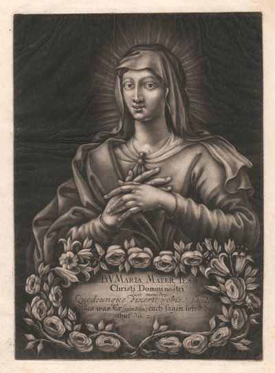 Blessed Virgin Mary, Mother of Jesus by Elias Nessenthaler