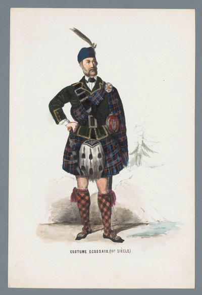 Scottish Costume (19th Century) by Elias Spanier
