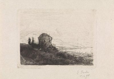 Castle Chatelard near Clarens by Elias Stark (signed by artist)