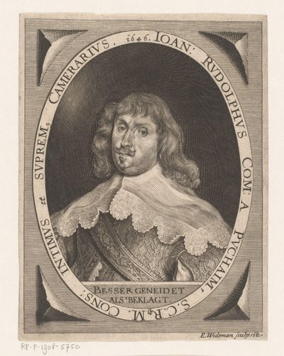Portrait of Johann Rudolph von Puchaim by Elias Widemann