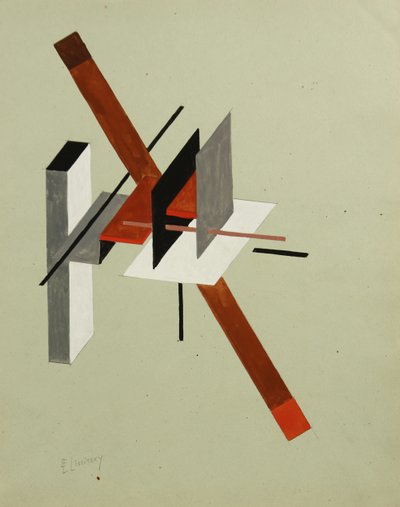 Proun, ca 1923 by Eliezer Markowich Lissitzky
