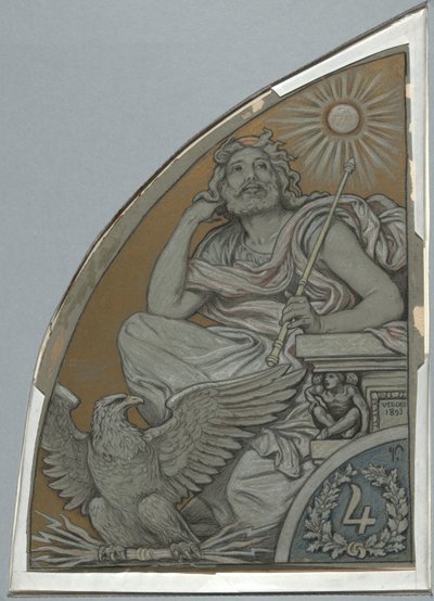 Cartoon for Jupiter by Elihu Vedder