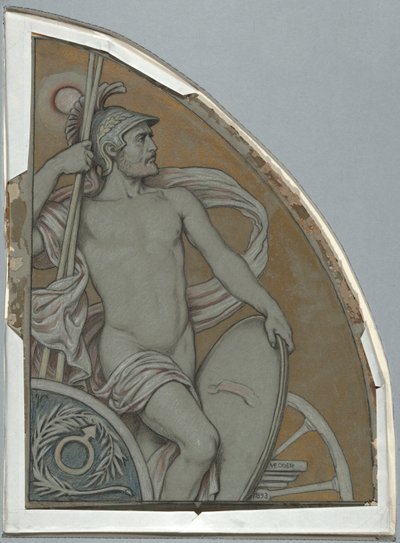 Cartoon for Mars by Elihu Vedder