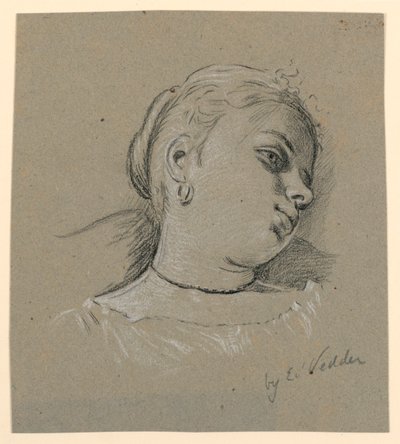 Italian Girl by Elihu Vedder