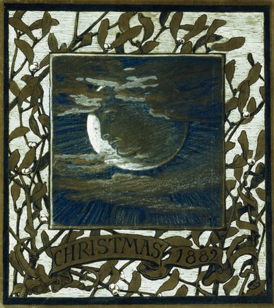 Luna, Christmas, 1882 by Elihu Vedder