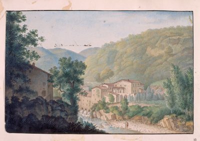 Hilly landscape by Elisa Bonaparte