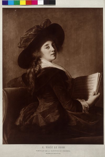 Baronne de Crussol by Elisabeth Louise Vigee Lebrun