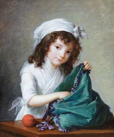 Mademoiselle Brongniart by Elisabeth Louise Vigee Lebrun