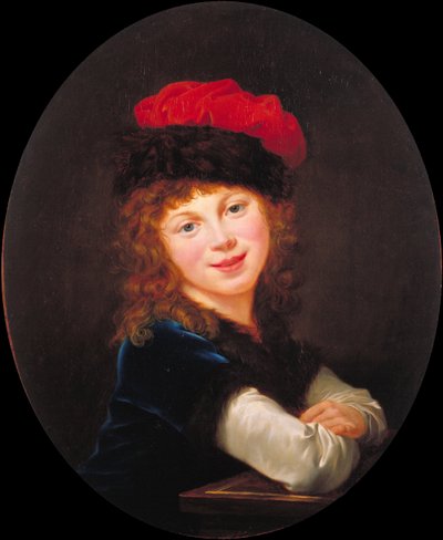 Portrait of a Girl by Elisabeth Louise Vigee Lebrun