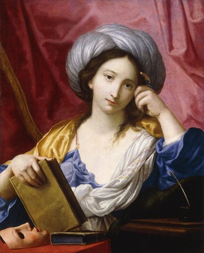 Melpomene, The Muse of Tragedy by Elisabetta Sirani