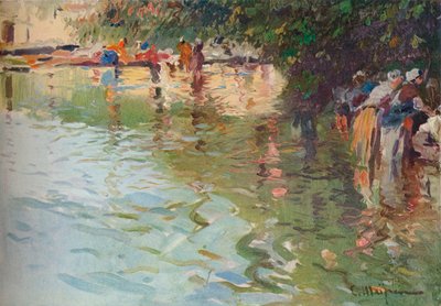 At Pontevedra by Eliseo Meifren y Roig