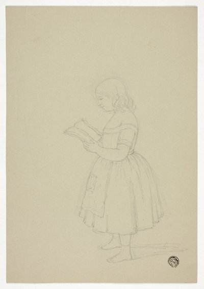 Young Girl Reading by Elizabeth Murray