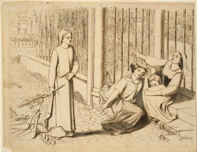 Pippa Passes, 1854 by Elizabeth Siddal