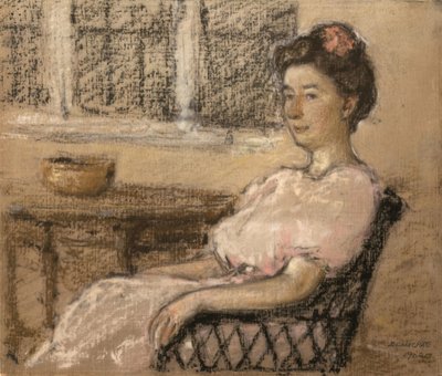 Seated Woman in Pink, 1902 by Elmer Livingston MacRae