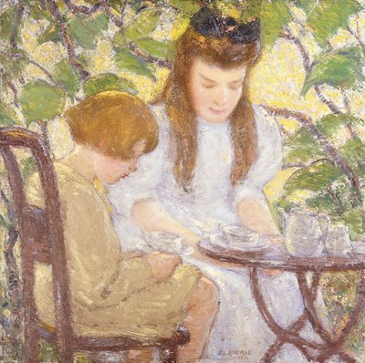 Tea in the Arbor by Elmer Livingston MacRae