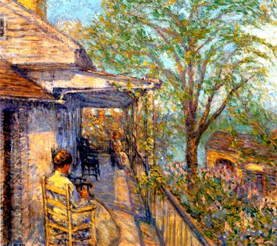 The Upper Porch by Elmer Livingston MacRae