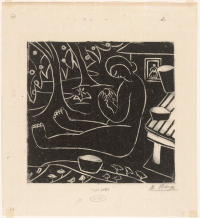 Seated Woman by Else Berg (signed by artist)